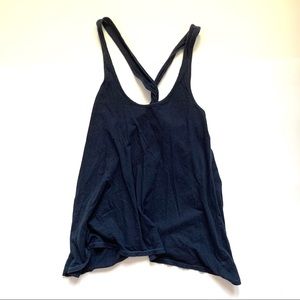 Racerback twist tank top